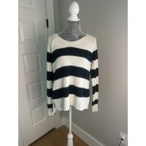 Abercrombie & Fitch Chunky Knit striped sweater Women’s size Large L